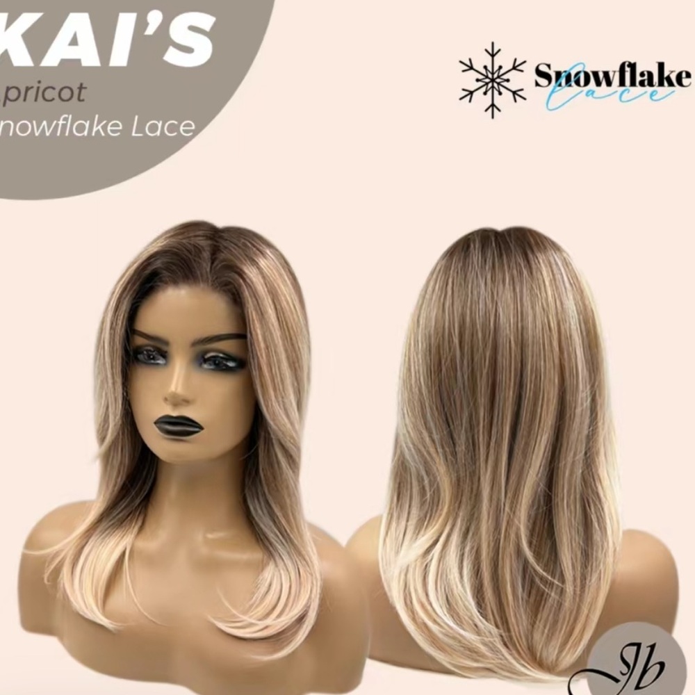 Apricot Blonde Wig